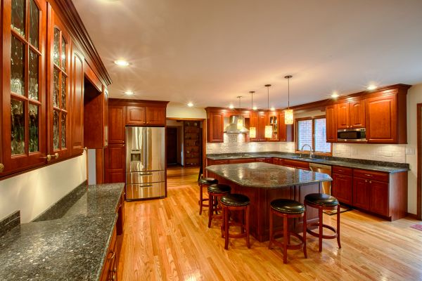Cherry Kitchen Cabinet Repair in Hutto